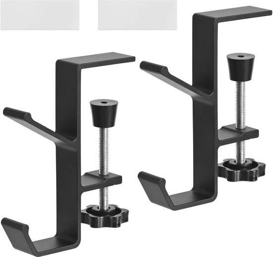 Boraboi® Luxe en Verstelbare Multifunctionele Tafelhouder voor Hoofdtelefoons en Tassen