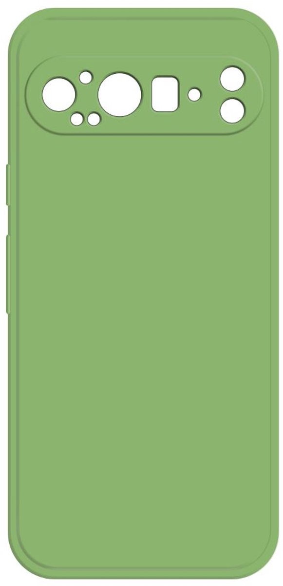 Hoesje voor Google Pixel 9 Pro XL - Phonesta Color Silicone Back Cover - Matcha Green