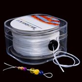Inovra - Nylondraad 200M Transparant Elastisch Sierdraad voor Hangende Ornamenten - Naaidraad Nylon (0,3 mm)