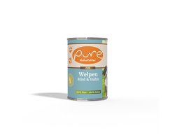 Pure – Natvoer – PUPPY - Rund en Kip – 6x 400 gram – Hypoallergeen – Pure – Glutenvrij – Natvoer voor de gevoelige hond