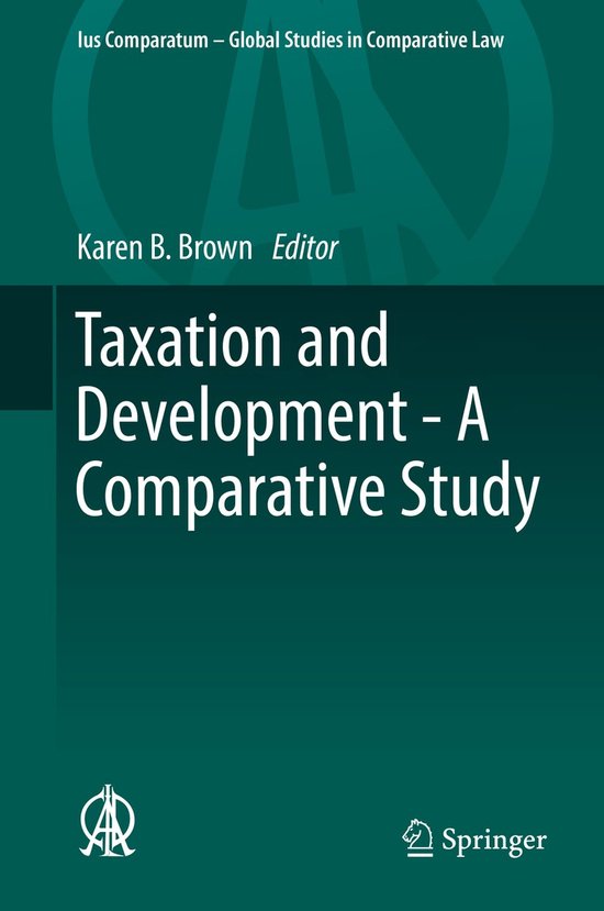 Taxation and Development A Comparative Study - cover