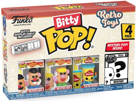 FUNKO BITTY POP: RETRO TOYS - MR. POTATO HEAD 4PK.