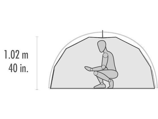 MSR Elixir 2 V2 tent - koepeltent 2 persoons - lichtgewicht - groen