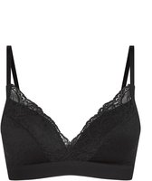 Hunkemöller Dames Lingerie Voorgevormde bh zonder beugel Sophie - Zwart - maat D80