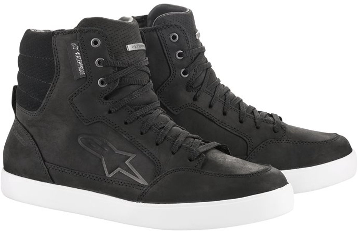 ALPINESTARS J-6 BLACK WHITE WATERPOOF SHOES 6.5 - Maat - Laars
