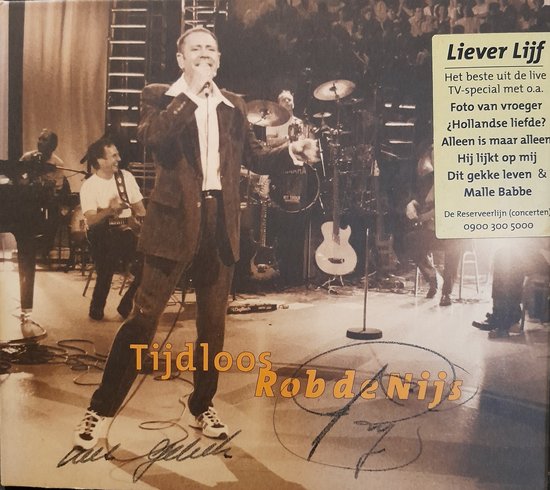 Omslag van Rob de Nijs - Tijdloos CD