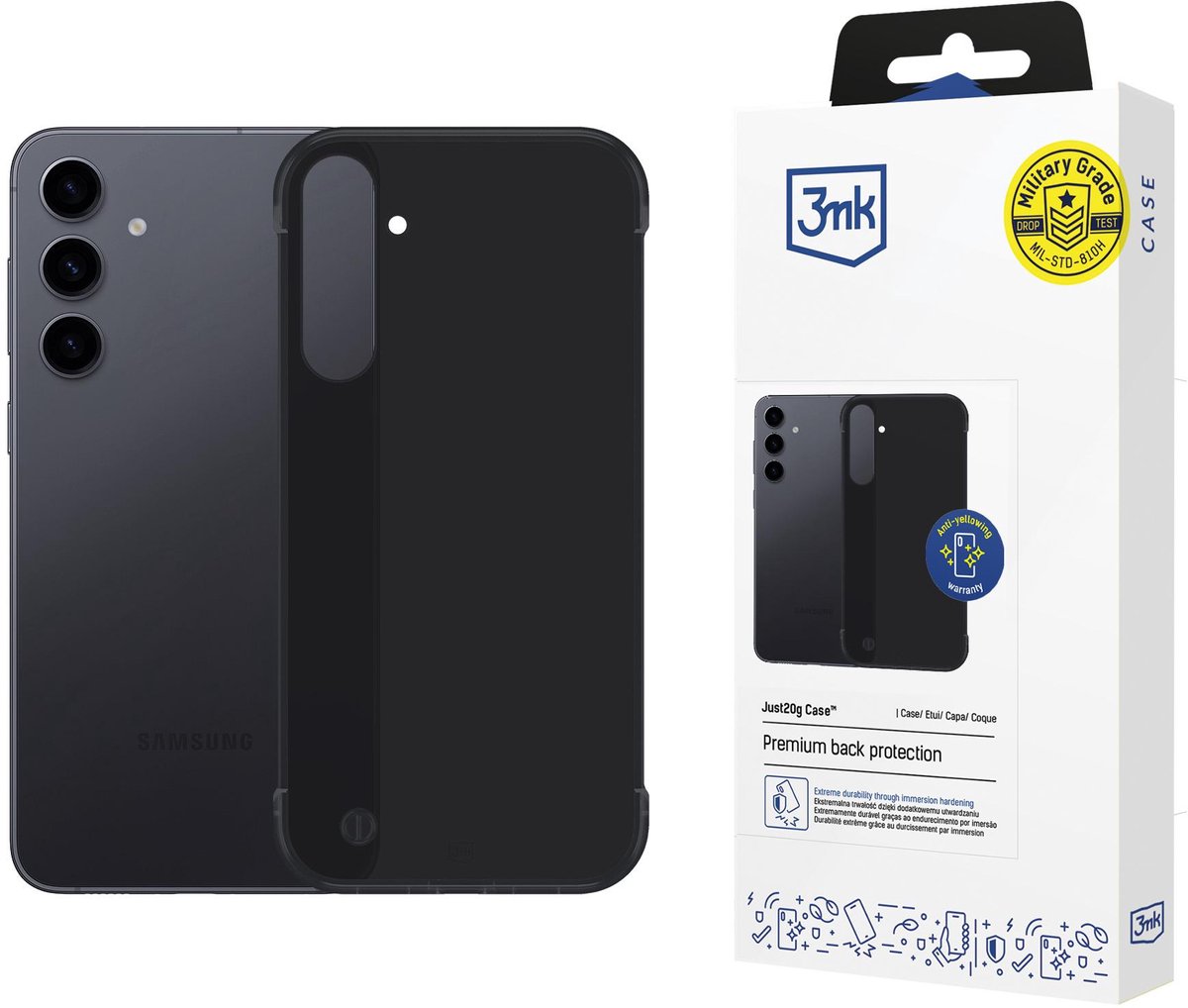 Samsung Galaxy S24+ - 3mk Just20g mat hoesje
