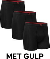 Boxers DANISH ENDURANCE en viscose de Bamboe avec braguette - pour homme - Lot de 3 - Taille XL