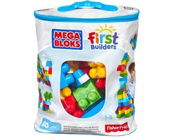 foto van MEGA Bloks Grote bouwtas - 60 blokken - Classic bouwstenen