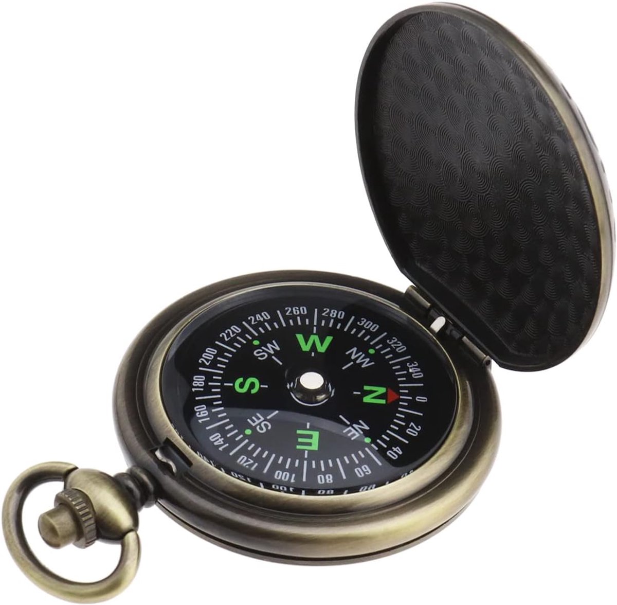 Retro Draagbare Kompas - Navigatie Tool - Geschikt voor Outdoor - Metaal - Compact