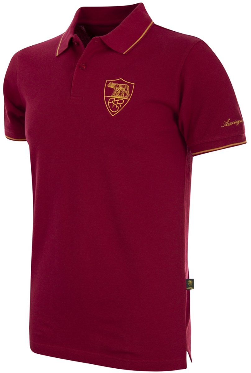 COPA - AS Roma Heritage Polo - Heren - Korte Mouw - Rood - XXL