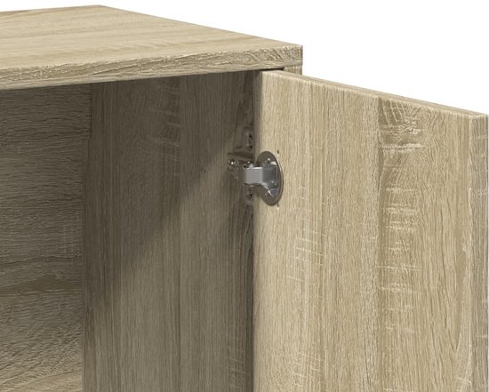 Buffet vidaXL - Commodes - Armoire de rangement - Armoire murale - Buffet 60 x 31 x 70 cm Bois traité Couleur chêne Sonoma