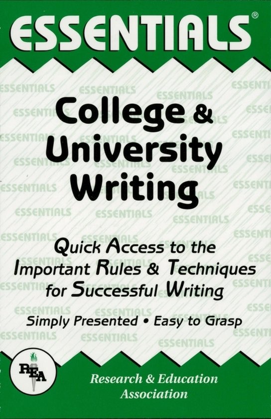 College and University Writing Essentials - cover