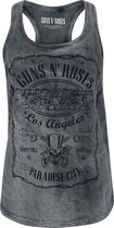 Guns N' Roses Paradise City Dames Top - grijs - XL