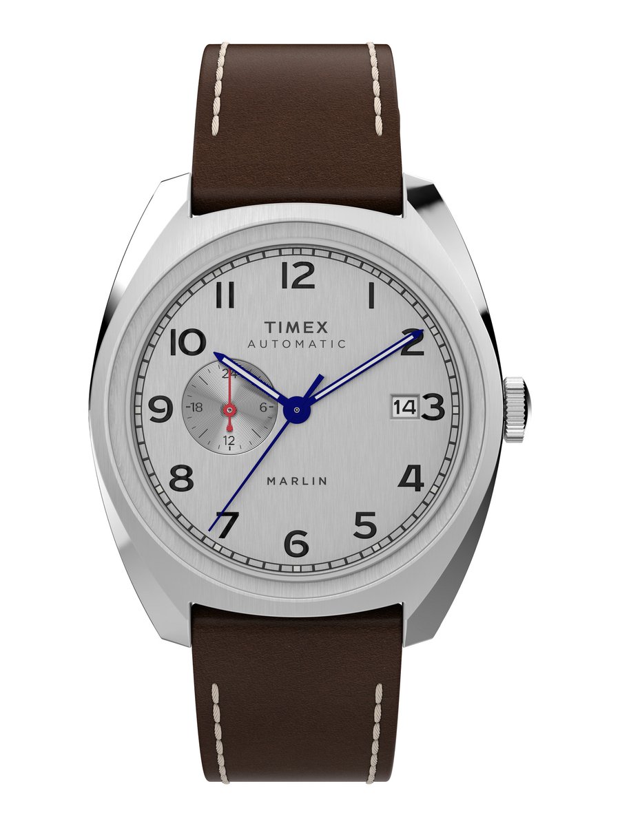 Timex Marlin Sub-Dial Automatic TW2V62000 Horloge - Leer - Bruin - Ø 38 mm