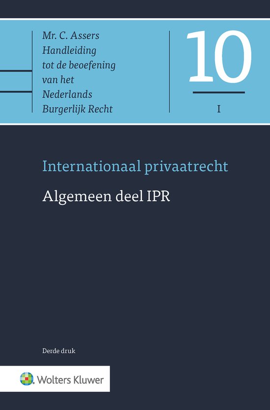 Asser 10-I Algemeen deel IPR - cover
