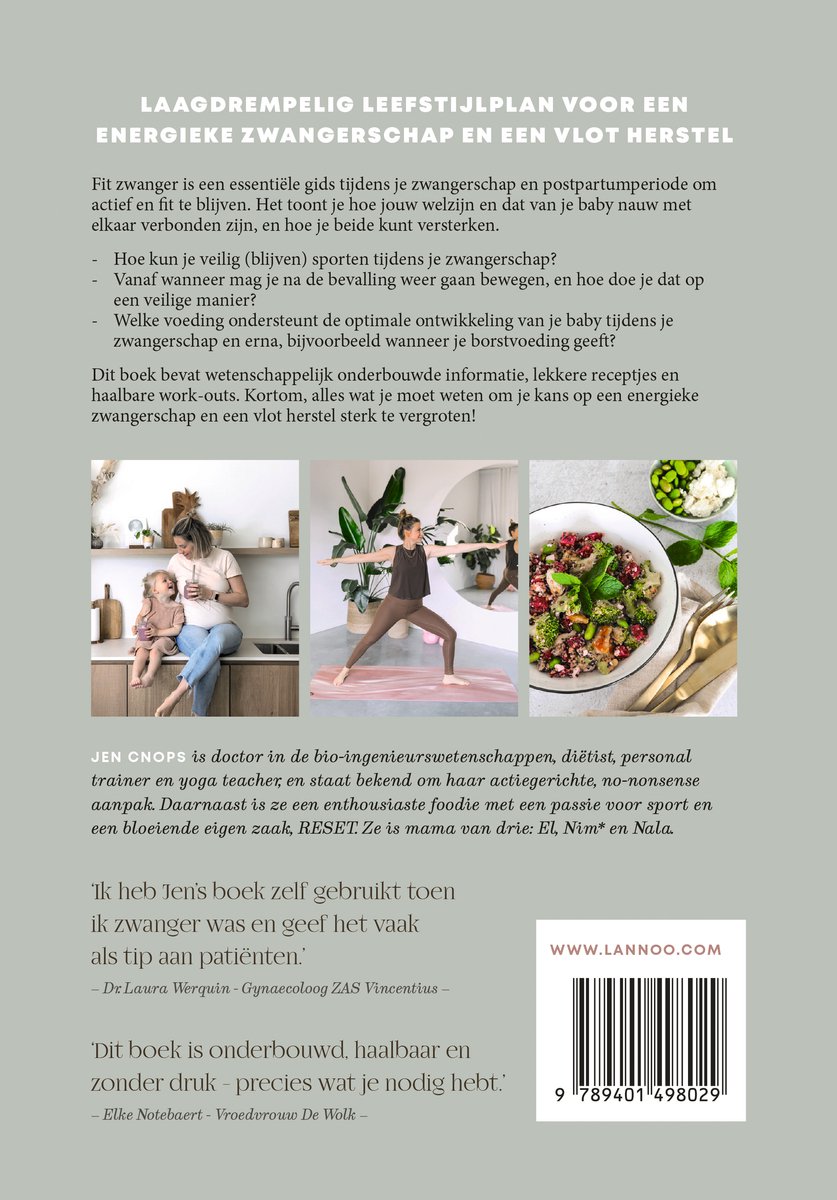 Fit zwanger - back cover