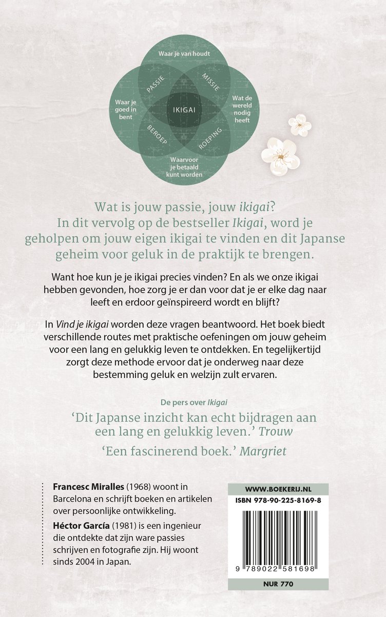 Vind je ikigai - back cover