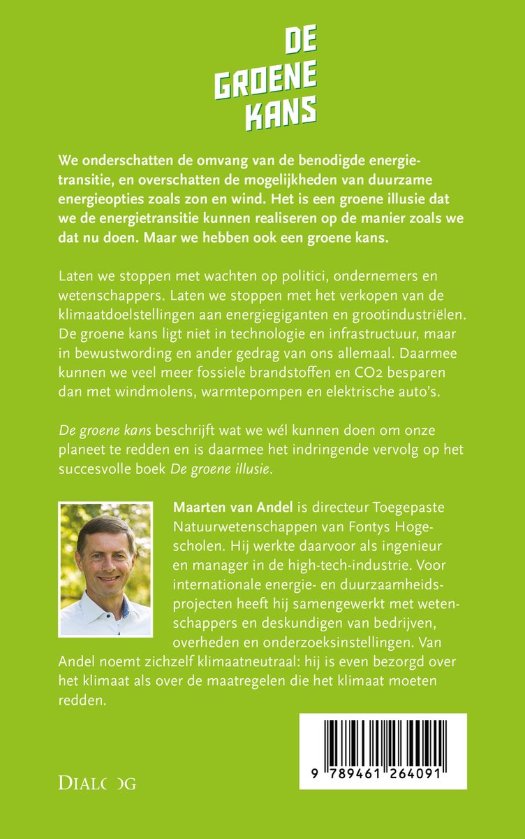 De groene kans - back cover