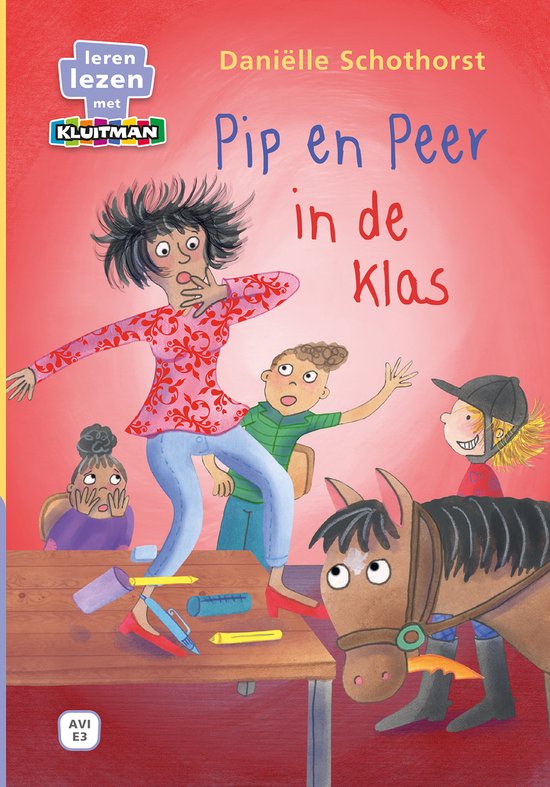 Leren lezen met Kluitman - Pip en Peer in de klas - cover