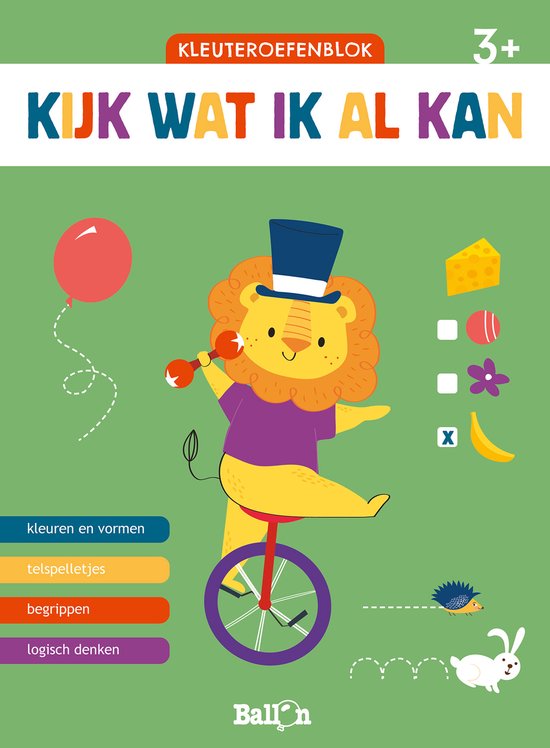 Kleuteroefenblok 0 - Kijk wat ik al kan 3+ - cover