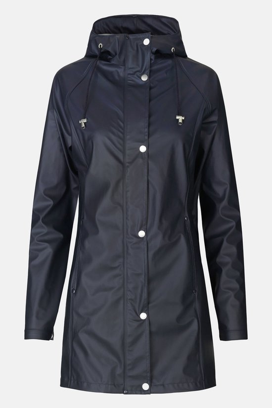 Ilse Jacobsen regenjas waterbestendig donkerblauw maat 38