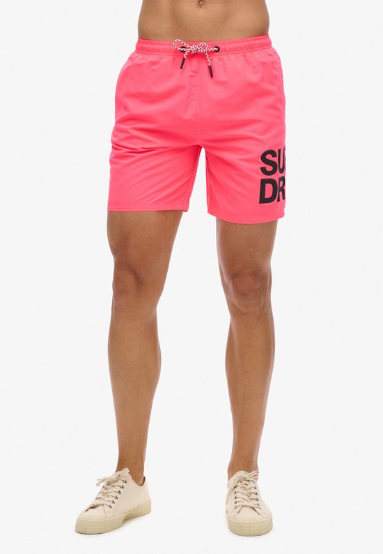 Superdry - Short de bain à logo Sportswear recyclé - 43 cm - Homme - Maillots de bain