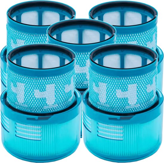5x HEPA-filter geschikt voor Dyson G5 Gen5 Detect Absolute, Detect Fluffy stofzuiger – vervangingsfilter motorfilter