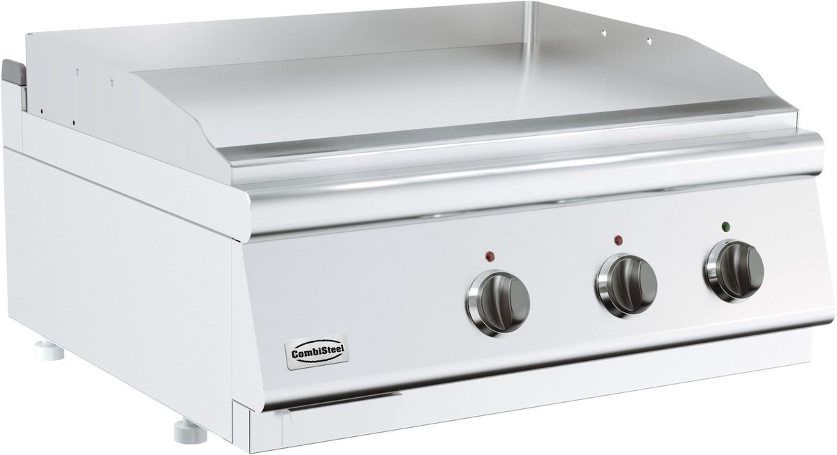 Combisteel Base 700 Bakplaat - Elektrisch - 7.2kW - Glad - 400V - 800x700x300mm