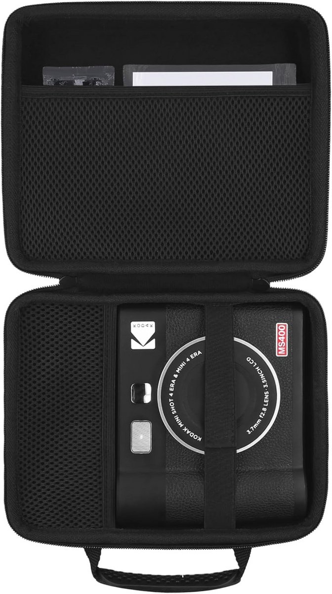 Harde Draagtas voor 2-in-1 Instant Camera en Fotoprinter - Ideaal voor Reizen - Zwart