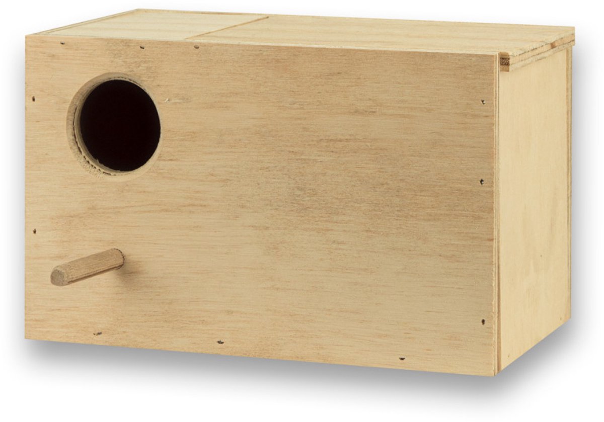 Broedblok voor de agapornis - Vogelhuisje - Nestkastje - Vogel Huis - Rechts - Broedblokken voor parkieten - Nesten - Nestkasten / vogelhuisjes - Agapornis fischeri