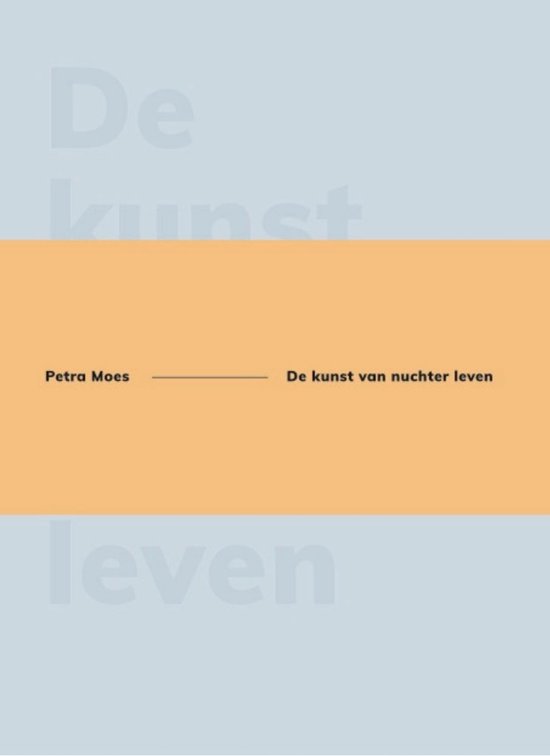 De kunst van nuchter leven - cover
