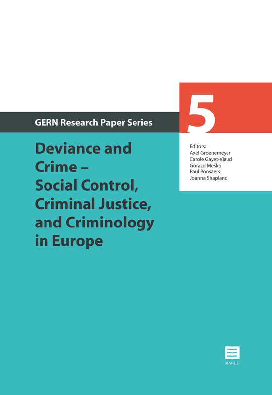 GERN Research Paper Series 5 - Deviance and Crime – Social ... - cover