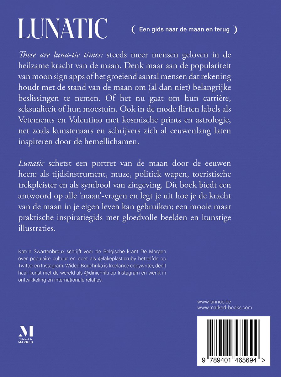 Lunatic - back cover