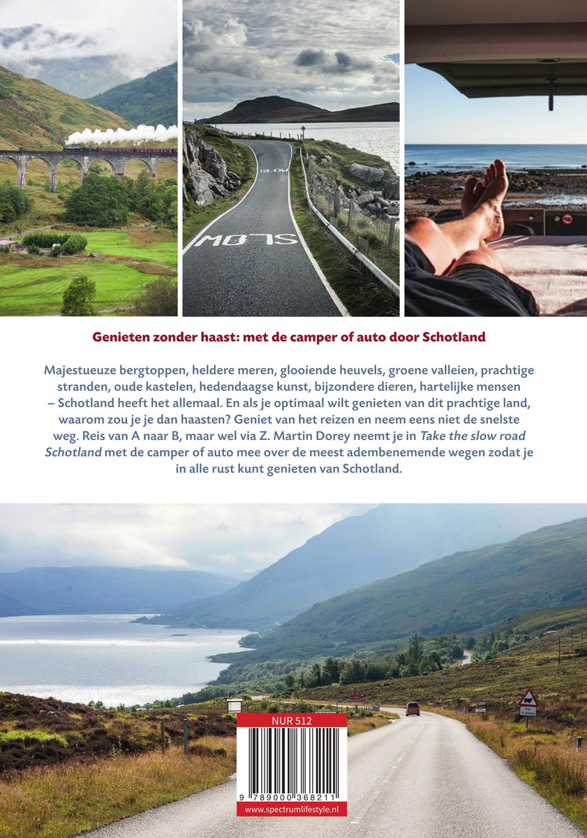Take the slow road - Schotland - back cover