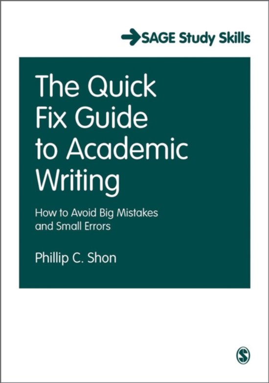 The Quick Fix Guide to Academic Writing - cover