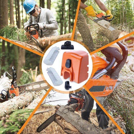Geschikt voor Luchtfilterdeksel voor Stihl MS250 MS210 MS230 025 MS 210 230 250 kettingzaag Luchtfilterpakking en luchtfilterkop vervangen 1123 140 1902 1123 kettingvervangingsonderdelen van Stihl — afbeelding 2