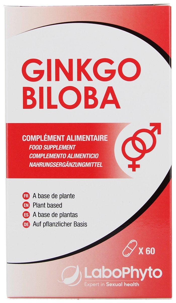 Goedkoopste LABOPHYTO | Ginkgo Biloba Food Supplement Blood Circulation 60 Cap