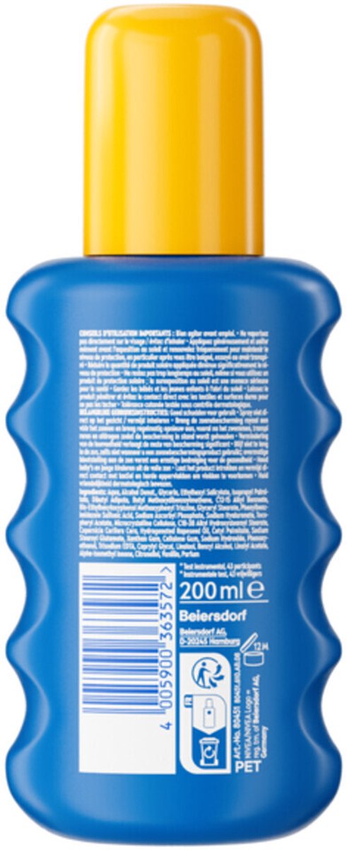 Goedkoopste 3x Nivea Sun Protect & Hydrate Zonnespray SPF 20 200 ml