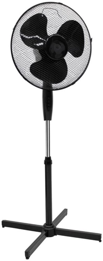 Staande Ventilator Conway Living 45W – Stil, Verstelbaar, 3 Snelheden, 40 cm Ø, Oscillerend, Zwart