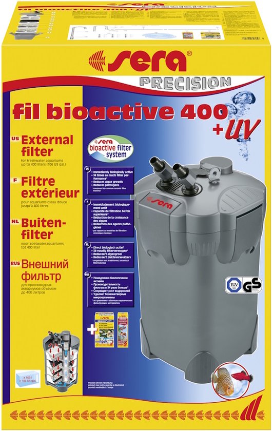 Sera Fil Bioactive 400 UV Filter Voor aquaria tot 400 liter 36 Watt