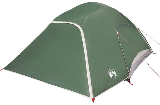 vidaXL Koepeltent 4-persoons waterdicht groen Kampeerten - Tent - Koepeltent - Campingtent - Buitenleven van Vidaxl — afbeelding 5