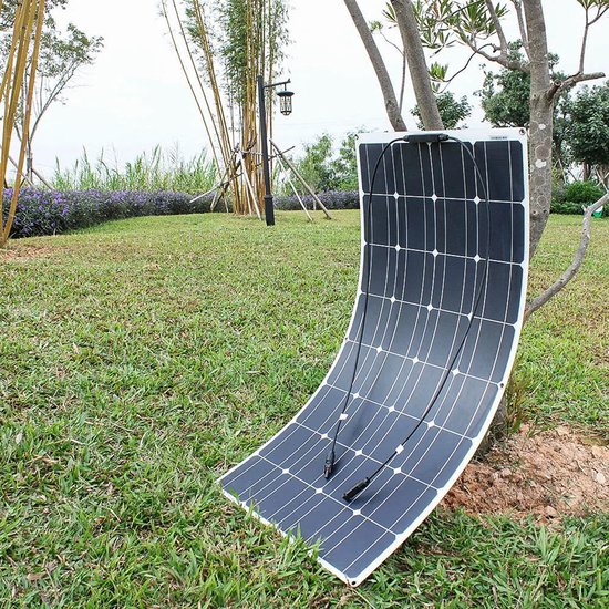 DOKIO Zonnepanelen 150W 12V Opvouwbaar Monokristallijne met 10A controller voor caravan camper camping auto boot batterij opladen