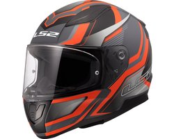 LS2 FF353 Rapid II Flitz Wit Blauw Rood 06 Integraalhelm - Maat XL - Helm