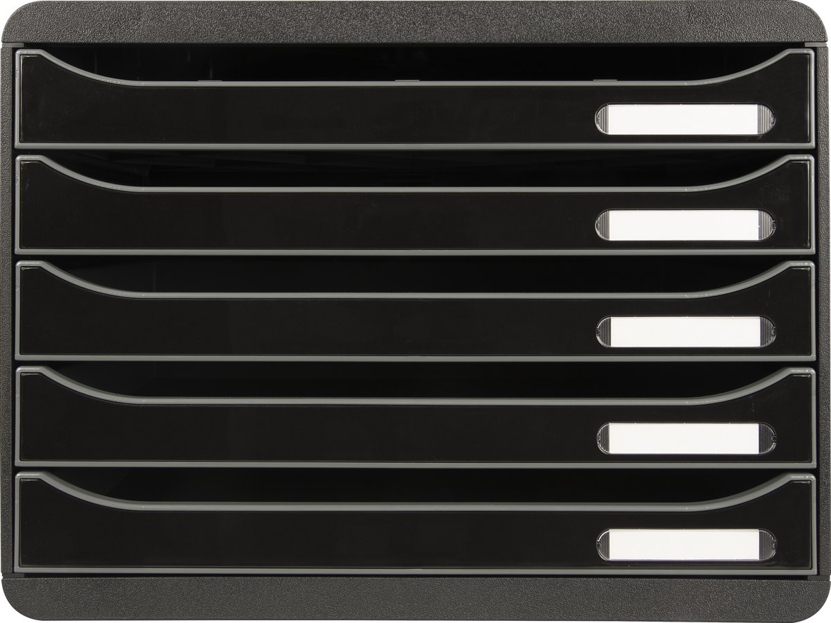Goedkoopste Exacompta Ladenbox BIG BOX PLUS HORIZON MAXI 5 laden Iderama - Zwart glossy - 308714D