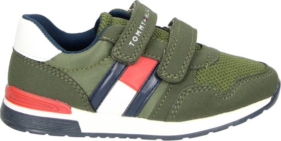 Tommy Hilfiger Jongens Sneakers Blauw T3X4002330049 | Van den Assem