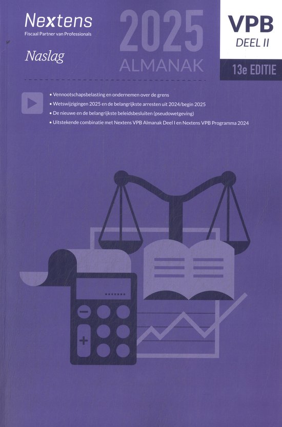Nextens VPB Almanak 2 - 2025 - cover