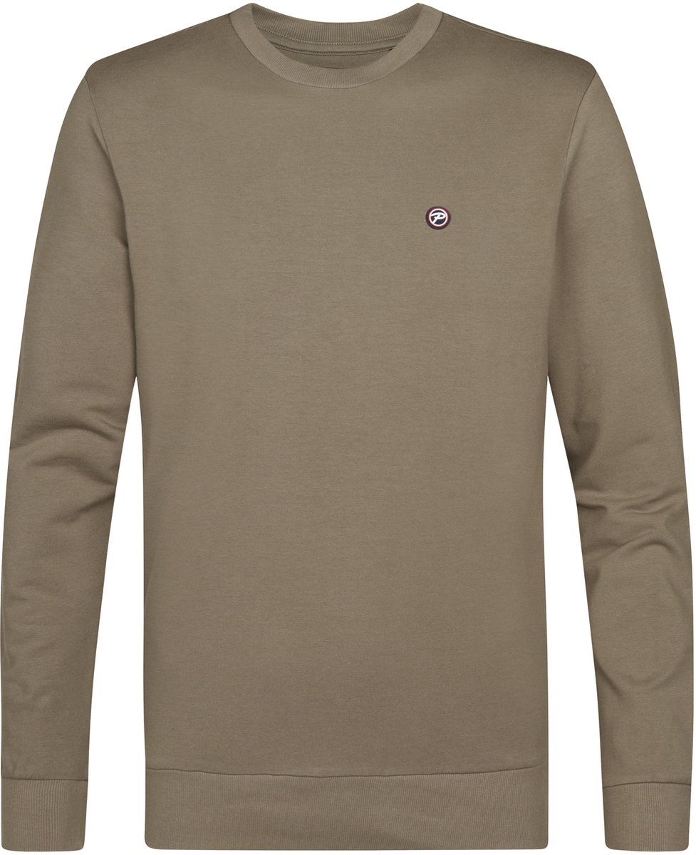 Petrol Industries Heren Sweater - Regular Fit Trui - Ronde Hals - Herentrui - Truien - Herenkleding - Groen - Maat S