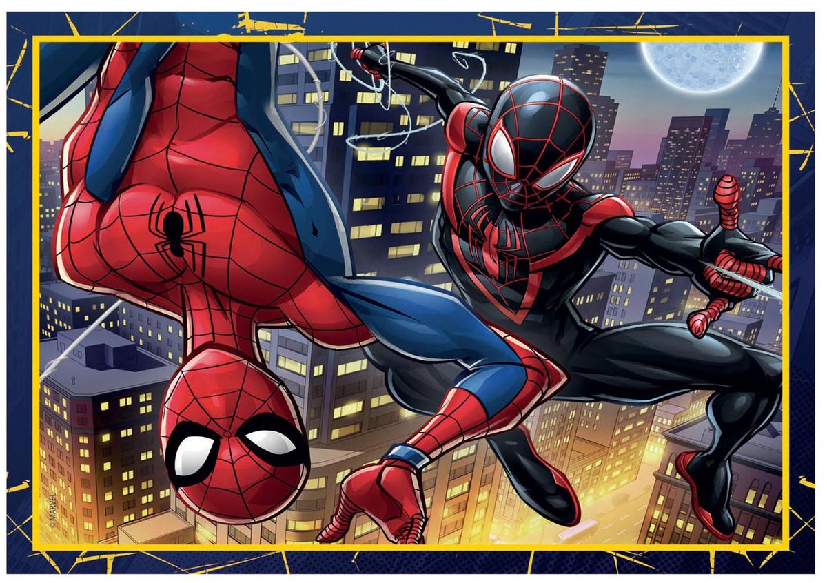 Clementoni - Puzzel - 4 in 1 - Spiderman - Puzzel Voor Kinderen - Supercolor — afbeelding 14