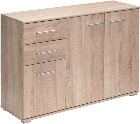Pavarotti, dressoir 230 cm. - 3-deuren 2-laden 2-niches ( LED